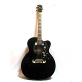 Электроакустическая гитара Harley Benton HB Custom Line King-CE BK эстрадная