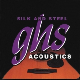 Струны для акустической 12-ти струнной гитары GHS Strings Silk and Steel set 600