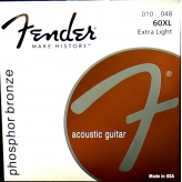 Струны для акустической гитары Fender 60XL Extra Light