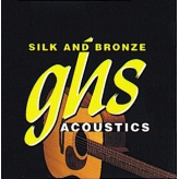 Струны для акустической гитары GHS Strings Silk and Bronze